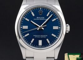 Rolex Oyster Perpetual 36 126000 (2023) - Blauw wijzerplaat 36mm Staal