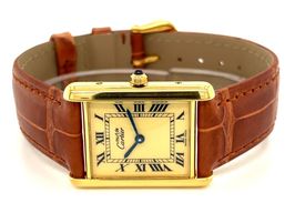 Cartier Tank 681006 (1990) - Champagne dial 23 mm Gold/Steel case