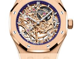 Audemars Piguet Royal Oak Double Balance Wheel Openworked 15467OR.OO.1256OR.02 (2025) - Transparent dial 37 mm Rose Gold case