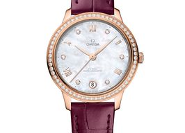Omega De Ville 434.58.34.20.55.001 (2025) - White dial 34 mm Rose Gold case