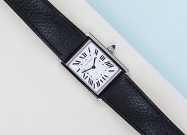 Cartier Tank WSTA0041 (2023) - White dial 34 mm Steel case