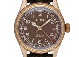Oris Big Crown Pointer Date 01 754 7741 3166-07 5 20 74BR (2023) - Brown dial 40 mm Bronze case