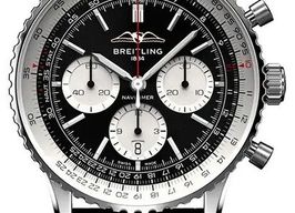 Breitling Navitimer 1 B01 Chronograph AB0138211B1P1 (2026) - Black dial 43 mm Steel case