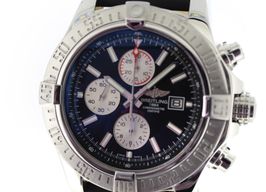Breitling Super Avenger II A13371111B1S1 (2020) - Zwart wijzerplaat 48mm Staal