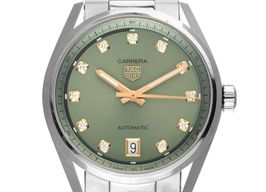 TAG Heuer Carrera Lady WBN2317.BA0001 (2026) - Green dial 36 mm Steel case