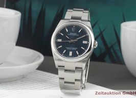 Rolex Oyster Perpetual 126000 (2020) - Turquoise wijzerplaat 36mm Staal
