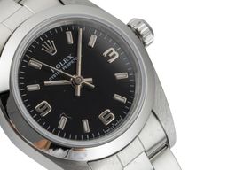 Rolex Oyster Perpetual 76080 (2006) - Black dial 26 mm Steel case