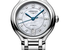 Longines PrimaLuna L8.123.4.87.6 (2026) - White dial 30 mm Steel case