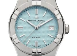 Maurice Lacroix Aikon AI6007-SS00F-431-C (2023) - Blauw wijzerplaat 39mm Staal