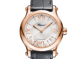Chopard Happy Sport 274808-5001 (2022) - White dial 36 mm Rose Gold case