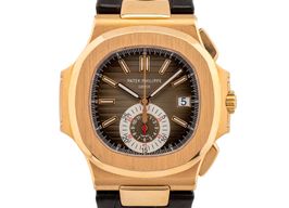 Patek Philippe Nautilus 5980R-001 (2013) - Brown dial 41 mm Rose Gold case