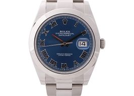 Rolex Datejust 41 126300 (2024) - Blauw wijzerplaat 41mm Staal