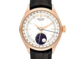 Rolex Cellini Moonphase 50535 (2019) - Wit wijzerplaat 39mm Roségoud
