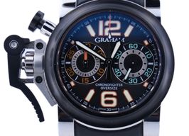 Graham Chronofighter Oversize 20VAV (2016) - Zwart wijzerplaat 47mm Staal