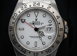 Rolex Explorer II 16570 (1995) - Wit wijzerplaat 40mm Staal