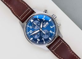 IWC Pilot Chronograph IW377714 (2017) - Blauw wijzerplaat 43mm Staal
