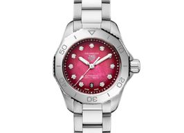 TAG Heuer Aquaracer WBP2414.BA0622 (2024) - Rood wijzerplaat Onbekend Staal