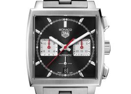 TAG Heuer Monaco CBL2113.BA0644 (2024) - Black dial 39 mm Steel case