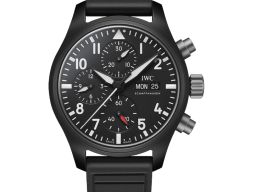 IWC Pilot Chronograph Top Gun IW389401 (2025) - Black dial 42 mm Ceramic case