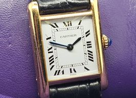 Cartier Tank Louis Cartier 78078 (Unknown (random serial)) - White dial 21 mm Yellow Gold case