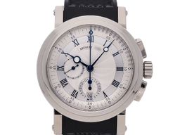 Breguet Marine 5827BB/12/5ZU (Onbekend (willekeurig serienummer)) - Zilver wijzerplaat 42mm Witgoud