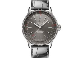 Breitling Navitimer A17327381B1P1 (2025) - Grijs wijzerplaat 36mm Staal
