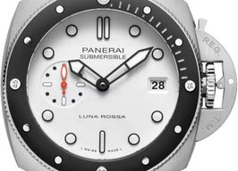 Panerai Submersible PAM01579 (2026) - Wit wijzerplaat 42mm Staal