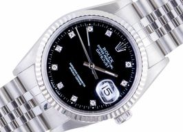 Rolex Datejust 36 16234 (1996) - Black dial 36 mm Steel case