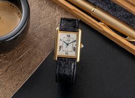 Cartier Tank W1013754 (Onbekend (willekeurig serienummer)) - Wit wijzerplaat Zilver