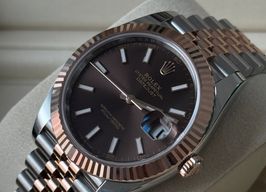 Rolex Datejust 41 126331 (2025) - Brown dial 41 mm Gold/Steel case
