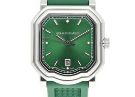 Gerald Charles Unknown GC2.0-A-02 (2023) - Groen wijzerplaat 40mm Staal