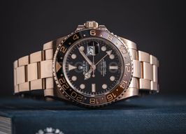 Rolex GMT-Master II 126715CHNR (2021) - Black dial 40 mm Rose Gold case
