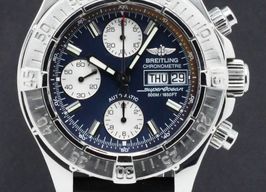 Breitling Superocean Chronograph II A13340 (2007) - Blue dial 42 mm Steel case