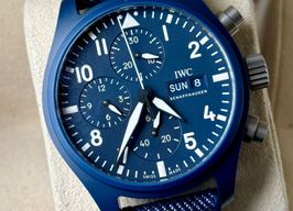 IWC Pilot Chronograph Top Gun IW389404 (2024) - Blauw wijzerplaat 42mm Keramiek