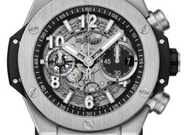 Hublot Big Bang Unico 421.NX.1170.RX (2025) - Transparent dial 44 mm Titanium case