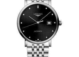 Longines Elegant L4.910.4.59.6 (2026) - Black dial 39 mm Steel case