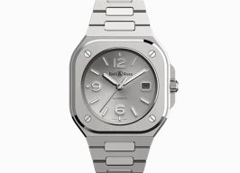 Bell & Ross Instruments BR05A-GR-ST/SST (2025) - Zilver wijzerplaat 40mm Staal