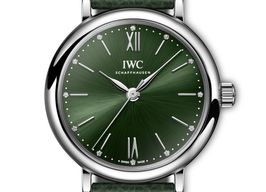 IWC Portofino Automatic IW357412 (2024) - Green dial 34 mm Steel case