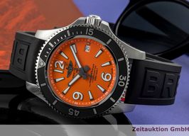 Breitling Superocean 42 A17366D7101A1 (2020) - Oranje wijzerplaat 42mm Staal