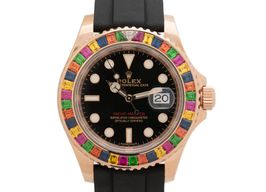 Rolex Yacht-Master 40 116695SATS (2017) - Black dial 40 mm Rose Gold case