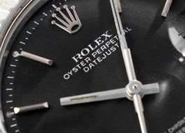 Rolex Datejust 1603 (1975) - Zwart wijzerplaat 36mm Staal