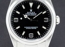 Rolex Explorer 114270 (2001) - Zwart wijzerplaat 36mm Staal