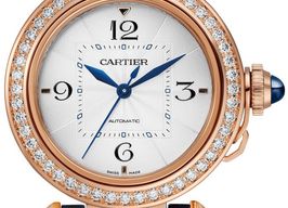 Cartier Pasha WJPA0012 (2025) - Silver dial 35 mm Rose Gold case