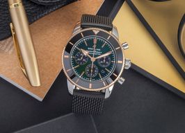 Breitling Superocean Heritage II Chronograph UB01622A1L1S1 (2021) - Green dial 44 mm Steel case