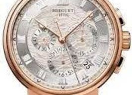 Breguet Marine 5527BR/12/5WV (2026) - Zilver wijzerplaat 42mm Roségoud