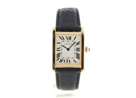 Cartier Tank Solo W5200002 (2015) - Silver dial 31 mm Yellow Gold case