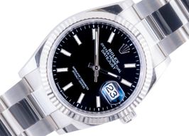 Rolex Datejust 36 126234 (2023) - Black dial 36 mm Steel case