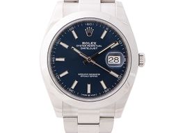 Rolex Datejust 41 126300 (2025) - Blauw wijzerplaat 41mm Staal