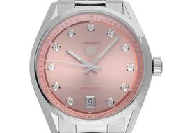 TAG Heuer Carrera Calibre 7 WBN231D.BA0001 (2025) - Pink dial 36 mm Steel case