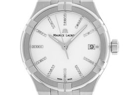Maurice Lacroix Aikon AI1106-SS002-150-1 (2025) - Wit wijzerplaat 35mm Staal